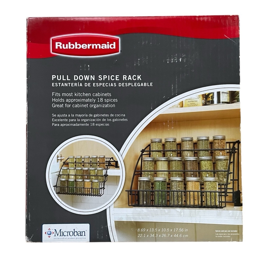 Spice Rack 3 Tier Rubbermaid Pull Down Spice Rack Black Metal Wire